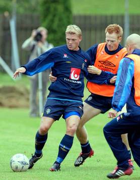 Marcus Allbäck och Michael Svensson, Sverige