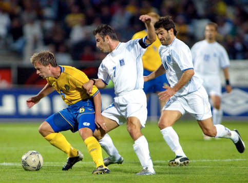 Tobias Linderoth, Sverige och Theodoros Zagorakis, Grekland