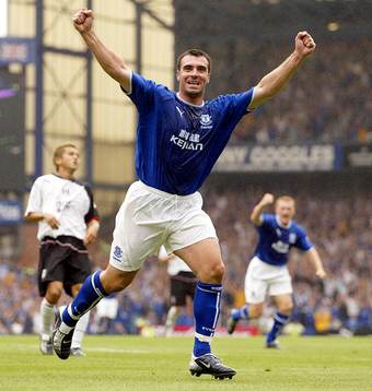 David Unsworth, Everton jubel