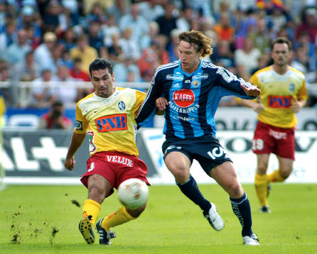Hasan Cetinkaya, Landskrona och Kim Källström, Djurgården