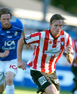 Mikael Nilsson, Halmstad och Andreas Yngvesson, Malmö FF