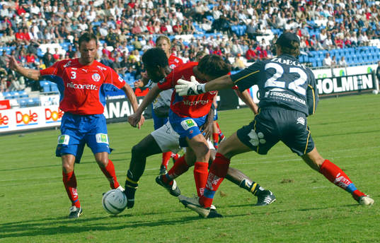 Derek Boateng, AIK möter tre HIF-are, Kenneth Rasmusen,