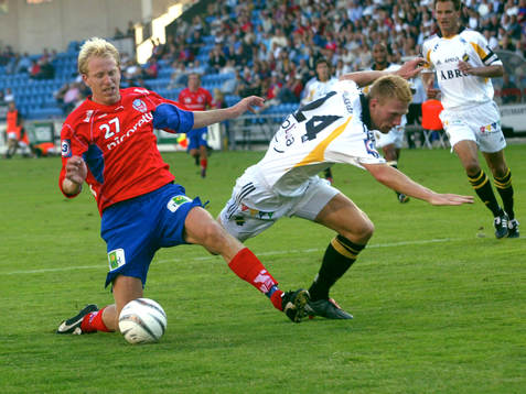 Gustaf Andersson, Helsingborg fintar bort Fredrik Björck,