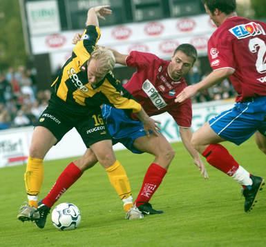 tremålsskytten Mikael Andersson, Hammarby attackeras av