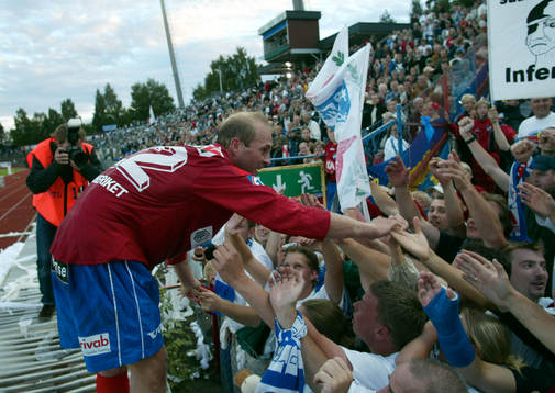 Peter Wibrån, Öster tackade de tillresta Rostock-fansen