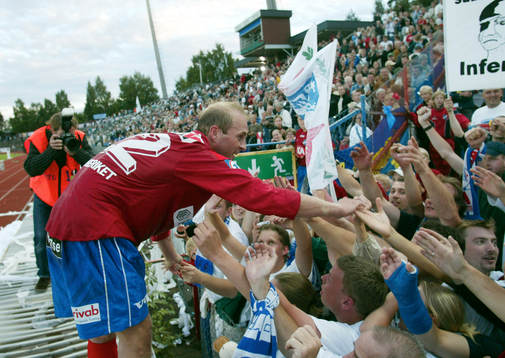 Peter Wibrån, Öster tackade de tillresta Rostock-fansen