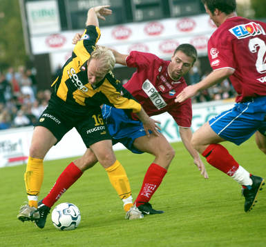 tremålsskytten Mikael Andersson, Hammarby attackeras av