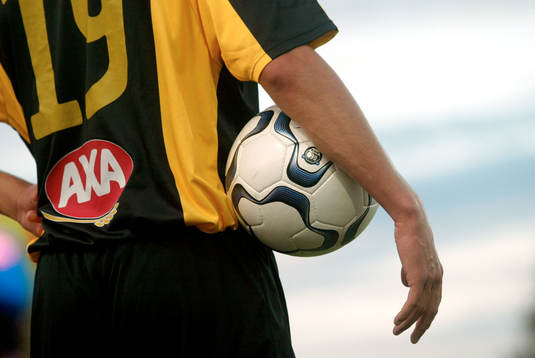 Hammarby, boll, AXA, reklam