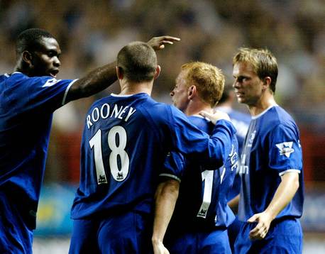 Everton jubel med Tobias Linderoth