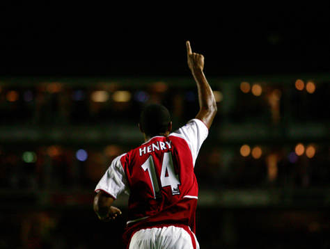 Thierry Henry, Arsenal jubel