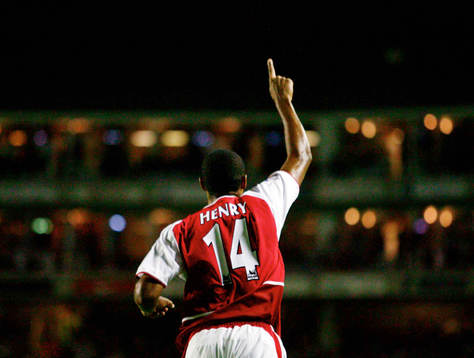 Thierry Henry, Arsenal jubel