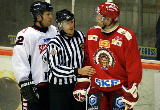 Jens Karlsson, Frölunda och David Petrasek, Malmö, i