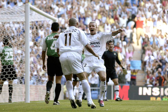 David Beckham jubel