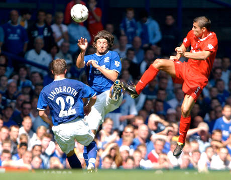 Milan Baros, Liverpool och Alessandro Pistone, Everton