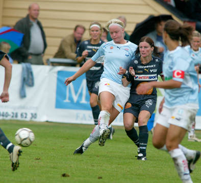 Nilla Fischer, Malmö och Malin Moström, Umeå