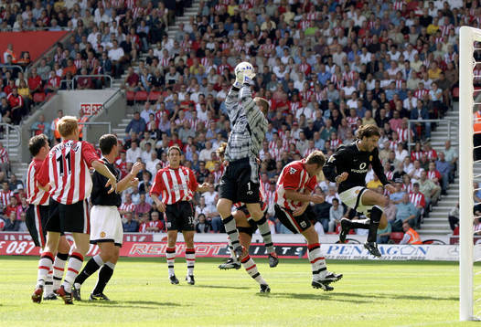 Fotboll, Engelsk, Premier League,  Southampton - Manchester