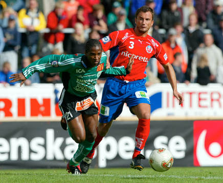 Brima Koroma, Enköping och Kenneth Rasmussen, Helsingborg
