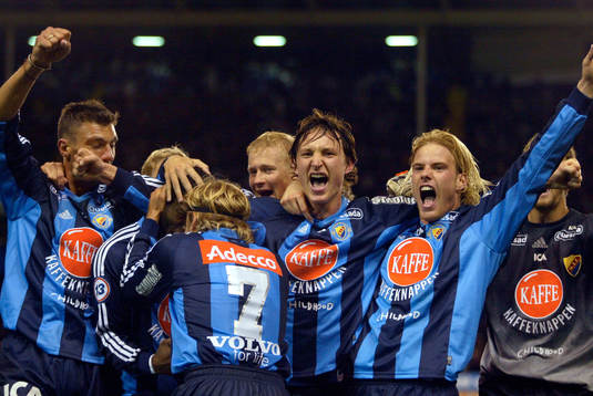 Kim Källström, Fredrik Stenman, Djurgården, jubel