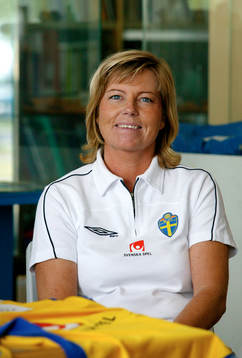Förbundskapten Marika Domanski Lyfors