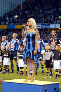 Emilia Andréen, Djurgården, nationalsång