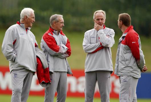 Sven-Göran Eriksson, förbundskapten  England,  på dagens
