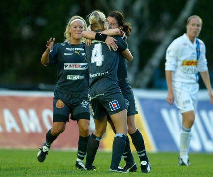 Fotboll dam, Svenska Cupen, semifinal, Djurgården /