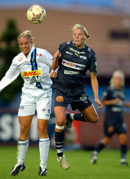 Fotboll dam, Svenska Cupen, semifinal, Djurgården /