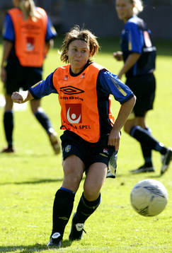 Fotboll, Dam, Sverige, Träning, Hanna Ljungberg