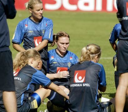 Fotboll, Dam, Sverige, Träning, Frida Östberg