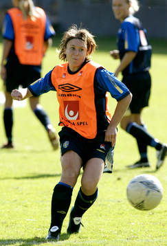 Fotboll, Dam, Sverige, Träning, Hanna Ljungberg