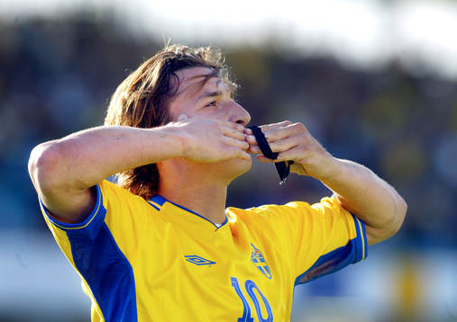 Zlatan Ibrahimovic har gjort sitt första mål - och