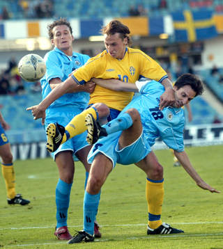 Zlatan Ibrahimovic, stoppas av, Bacciocchi Simone och