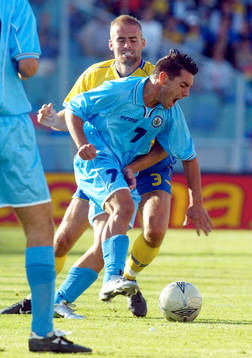 Olof Mellberg  och Michele Marani