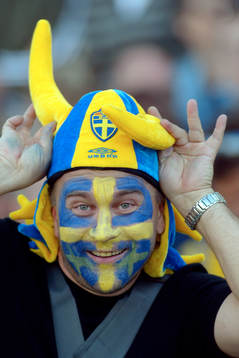 Supporter, ansiktsmålning