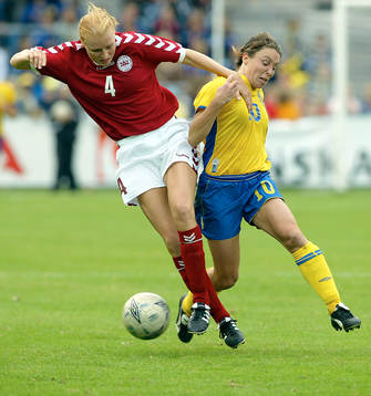 Hanna Ljungberg, Sverige och Gitte Andersen, Danmark