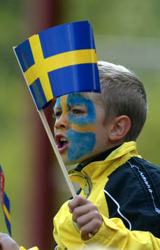 Supporter, fan, flagga