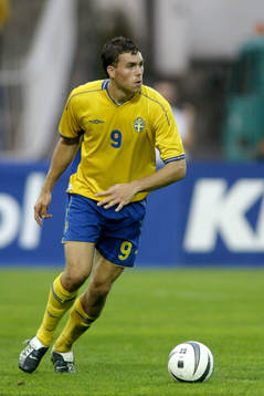 Fotboll, EM, kval, Johan Elmander, Sverige