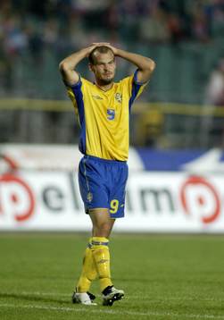 Fredrik Ljungberg fick lämna planen mållös