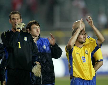 Andreas Isaksson, Kim Källström och Fredrik Ljungberg