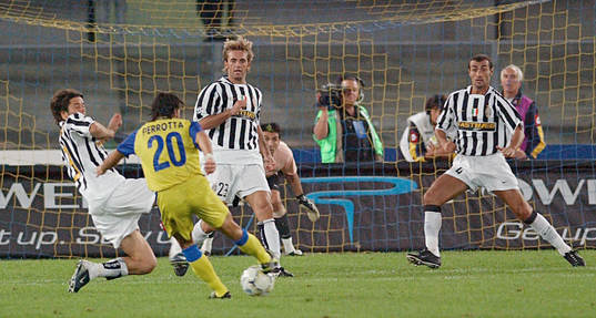 Perotta, Chievo framför mål. Målvakt