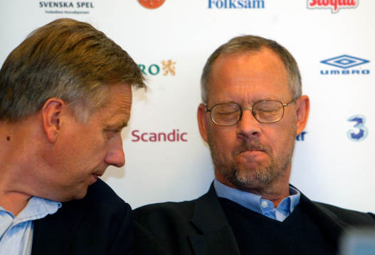 Förbundskaptener (förbundskapten) Tommy Söderberg och