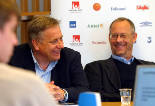 Förbundskaptener (förbundskapten) Tommy Söderberg och