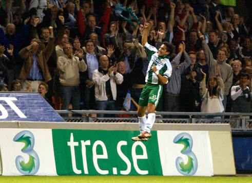 Pablo Pinones-Arce, Hammarby. Jubel