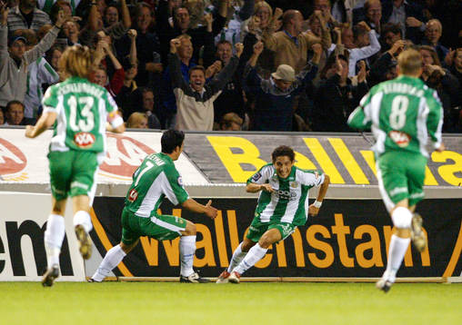 Pablo Pinones-Arce, Hammarby. Jubel