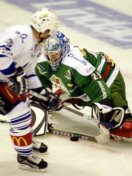 Jonas Fransson, målvakt, Rögle räddar