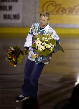 Ishockey, Allsvenskan, Roger Elvenes, Rögle avtackas med