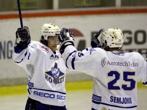 Ishockey, Allsvenskan, Fredrik Vestberg, Arboga, jublar,