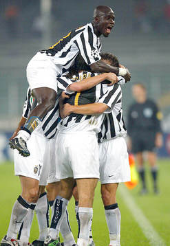 Fotboll, italiensk, serie A, Juventus, jubel