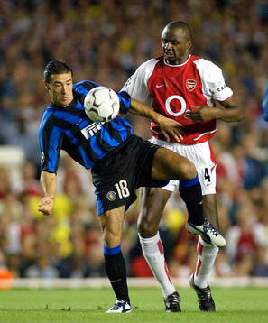 Kily Gonzalez, Inter Milan och Patrick Vieira, Arsenal
