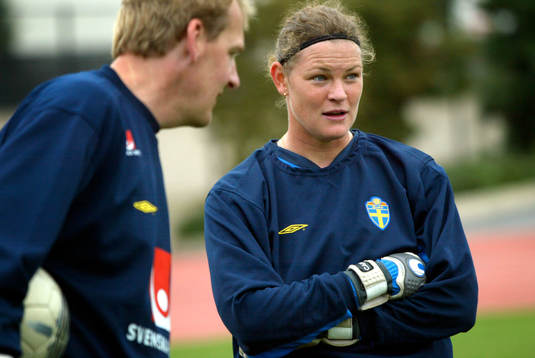 Träningen var tidigarelagd 1,5 timme p g a orkanen Isabels
